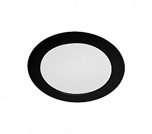 PAINEL LED 18W LYS REDONDO EMBUTIR PRETO