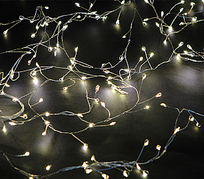 FESTÃO LUMINOSO TASCHIBRA 200 MINI LED ARAME 3000K