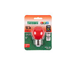 LÂMPADA LED BOLINHA VERMELHO 1W TASCHIBRA