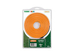 12V - FITA LED NEON FLEX TASCHIBRA 8W 120 LEDS/M 5M COM FONTE AUTOVOLT IP65 LARANJA