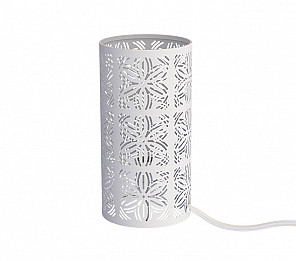 ABAJUR TASCHIBRA FLORA 1XE27 BRANCO FOSCO