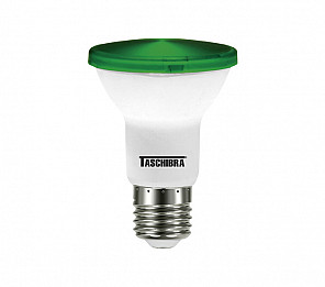 LÂMPADA LED TASCHIBRA PAR 20 IP 65 VERDE E-27