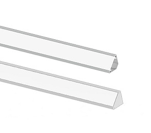 PERFIL TASCHIBRA SPIRE L30 SOBREPOR 30X30X2000mm BRANCO