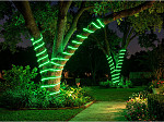 CORDA LUMINOSA LED PRO 100 METROS  13MM 2 FIOS VERDE TASCHIBRA