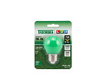 LÂMPADA LED BOLINHA VERDE 1W TASCHIBRA