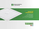 PAINEL LED 18W COM SENSOR EMBUTIR BRANCO 6500K