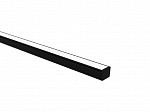PERFIL LED TASCHIBRA VERTEX 20 SOBREPOR 14X20X3000mm PRETO FOSCO