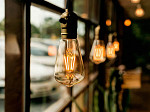 LÂMPADA LED TASCHIBRA FILAMENTO VINTAGE DIMERIZÁVEL ST64 4W  AMBAR