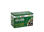 CORDÃO LUMINOSO TASCHIBRA 100 LED ESTÁTICO COM LED FLASH ISOL VD 3000K