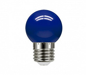 LÂMPADA LED BOLINHA AZUL 1W TASCHIBRA