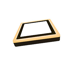 PAINEL LED TASCHIBRA DUAL COLOR 18W+6W SOBREPOR QUADRADO PRETO