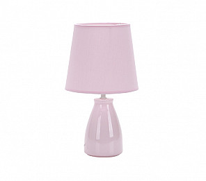 ABAJUR DE CERÂMICA TASCHIBRA POTTERY E27 ROSA 37CM