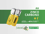 PILHA ZINCO-CARBONO AA TASCHIBRA PACK 4