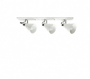 SPOT TASCHIBRA LINEAR HOL 3XE27 BRANCA