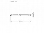 LÂMPADA TUBO LED TASCHIBRA 9,9W 60CM
