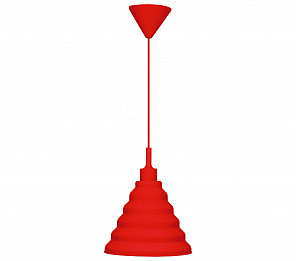 PENDENTE TASCHIBRA MAKE COLOR E-27 VERMELHO
