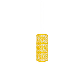 PENDENTE TASCHIBRA RENDA 103 E27 AMARELO