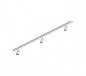 LUMINÁRIA LED TASCHIBRA SPIRE LINEAR 60W 3000K EMBUTIR + 3 SPOT MR11 S/ LÂMPADA BRANCA