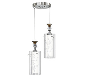 PENDENTE TASCHIBRA DESIGN TD 292/2 P/ 2LÂMPADA E-27