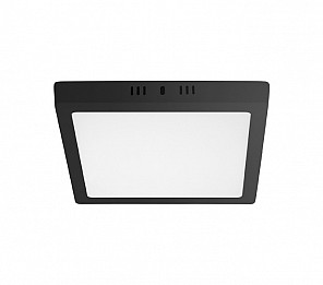 PAINEL LED TASCHIBRA 24W LUX QUADRADO SOBREPOR PRETO