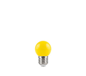 LÂMPADA LED BOLINHA AMARELA 1W TASCHIBRA