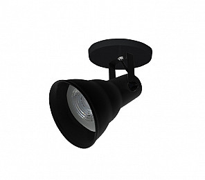 SPOT TASCHIBRA CIRCULAR HOL 1XE27 PAR30 PRETO