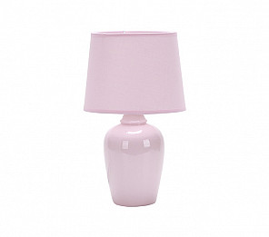 ABAJUR DE CERÂMICA POTTERY E27 ROSA 32CM