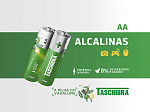 PILHA ALCALINA AA TASCHIBRA PACK 2