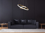 PENDENTE LED TASCHIBRA MONTREAL 3000K 25W OURO FOSCO