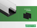 PERFIL COM TAMPAS TASCHIBRA CIMO 20X17 SOB. 1M