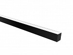 PERFIL LED TASCHIBRA ZENITH 50 SOBREPOR 50X50X3000mm PRETO FOSCO