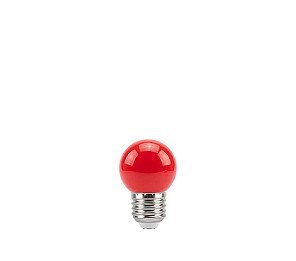 LÂMPADA LED BOLINHA VERMELHO 1W TASCHIBRA