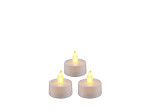 VELA DECORATIVA TASCHIBRA LED MINI 3PÇS AMARELO