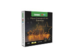 FIGURA ILUMINADA 3D LED TASCHIBRA ESTRELAS COM FITA DOURADA AUTOVOLT 3000K