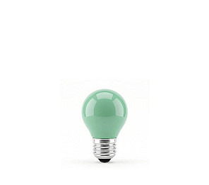LÂMPADA INCANDESCENTE BOLINHA VERDE 15W TASCHIBRA