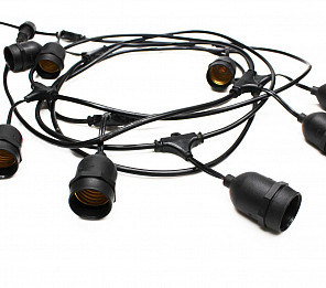 CORDÃO CIPRO C/ 8 SOQUETES E27