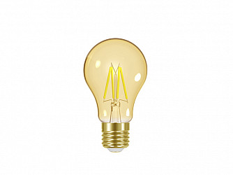 LÂMPADA LED TASCHIBRA FILAMENTO VINTAGE A60 4W AUTOVOLT AMBAR