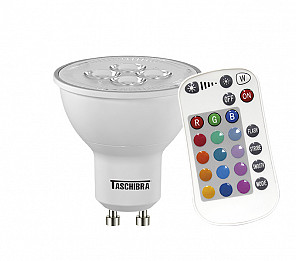 LÂMPADA LED TASCHIBRA TDL RGB IR 5W