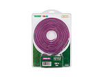 12V - FITA LED NEON FLEX TASCHIBRA 8W 120 LEDS/M 5M COM FONTE AUTOVOLT IP65 VIOLETA
