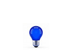 LÂMPADA INCANDESCENTE BOLINHA AZUL 15W TASCHIBRA
