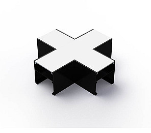 EMENDA X ZENITH 50x50 TETO/TETO PRETO FOSCO