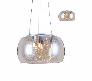 PENDENTE/PLAFON TASCHIBRA COLISEU 400 CONHAQUE 5XG9