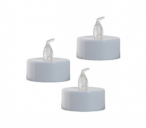 VELA DECORATIVA TASCHIBRA LED MINI 3PÇS AMARELO