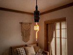 LÂMPADA LED FILAMENTO TASCHIBRA SPIRAL GLASS 4W AMBAR E27