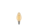 LÂMPADA LED TASCHIBRA FILAMENTO VINTAGE VELA B35 3W AMBAR