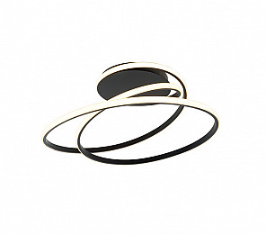 PLAFON LED TASCHIBRA CARACHI 40W PRETO