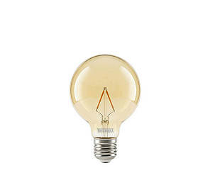 LÂMPADA LED FILAMENTO VINTAGE GLOBO G95  AUTOVOLT ÂMBAR