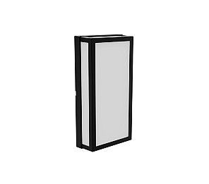 ARANDELA LED TASCHIBRA YAPI 15W RETANGULAR PRETA