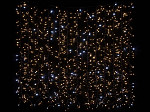 CORTINA FESTÃO LUMINOSO TASCHIBRA 1500 LEDS ESTÁTICA COM LED FLASH ISOL VD 3000K