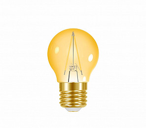 LÂMPADA LED TASCHIBRA FILAMENTO VINTAGE GLOBO G45  AUTOVOLT AMBAR